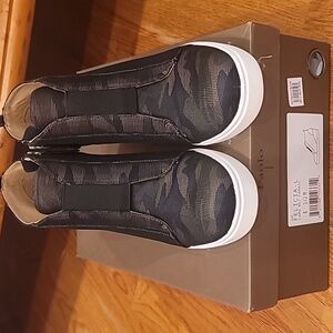 Linea Paolo Camo Wedge Sneakers